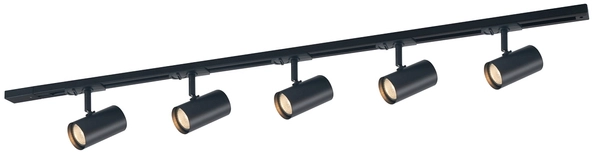 Reflekor Marvi BL913721-5-BL-SET do szynoprzewodów 1-fazowy czarny