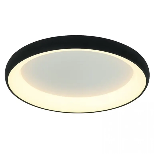 Przysufitowa lampa ringowa 2056 LED 55W 3000K okrągła do kuchni czarny