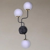 Ścienna lampa Kari K-4708 balls do sypialni biała czarna