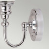 Szklany kinkiet ścienny Cheadle BATH-CD1 Elstead IP44 metal szkło chrom
