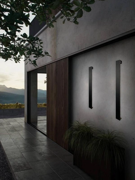 Zewnętrzny kinkiet Hikone 9927 Shilo do ogrodu podłużny IP54 antracyt