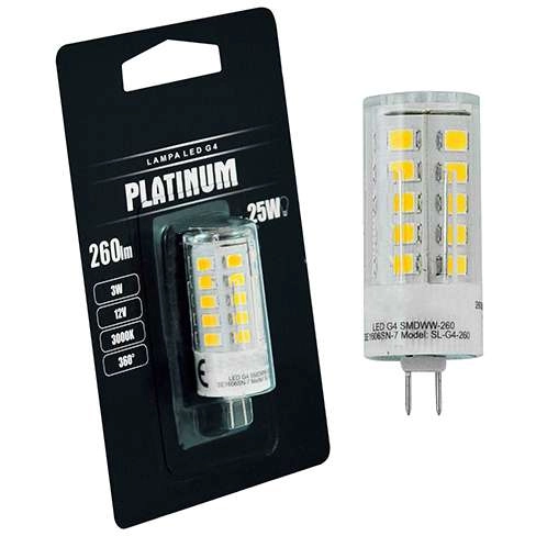 Żarówka LED 306616 Polux LED G4 3W energooszczędna 3000K biała