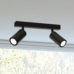 Minimalistyczna lampa sufitowa Hudson MLP8795 czarna