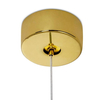 Salonowa lampa wisząca Ring luxury LED 60W 3000K złota