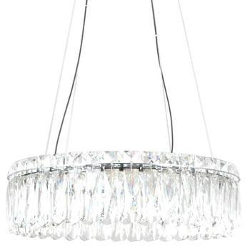 Wisząca lampa Nosta PND-34364-3-CH-CL LED 36W 3000K chrom przezroczysty