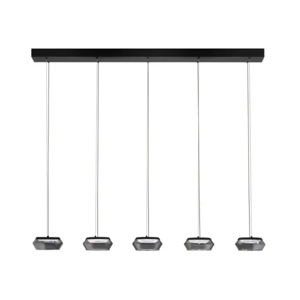 Wielopunktowa wisząca lampa OVANIRA LE45197 LED 40W 3000K czarna