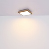 Skandynawska LAMPA sufitowa DORO 416080WD3 Globo ekologiczny plafon LED 36W 3000K do gabinetu drewno