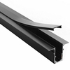 Szyna magnetyczna podtynkowa 3-fazowa 458 Domeno LED metalowa czarna
