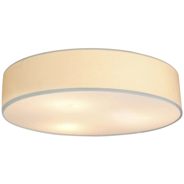 Natynkowa lampa sufitowa KIOTO 31-64707 abażurowa okrągły plafon szary