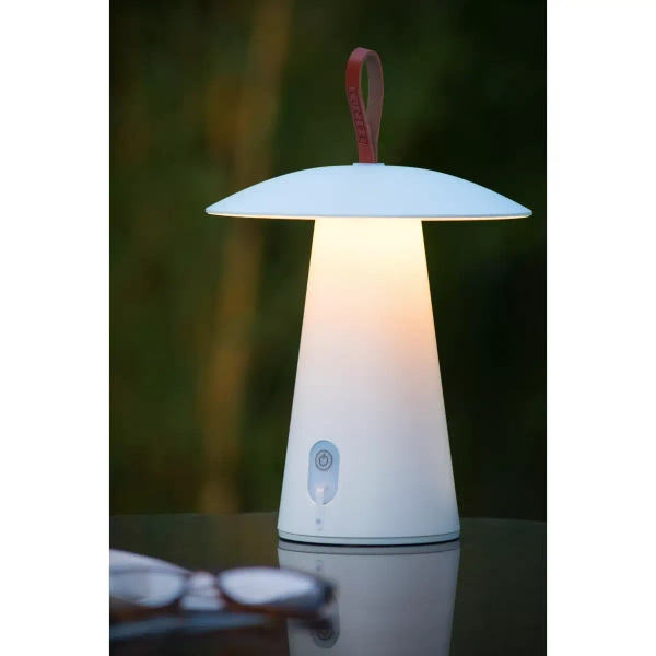 Stołowa lampka zewnętrzna DONNA 27500/02/31 Lucide LED 2W 2700K IP54 biała
