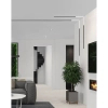 Szynowa oprawa Magneto Abigali LWQ-M09 LED 24W l-kształtna czarna 
