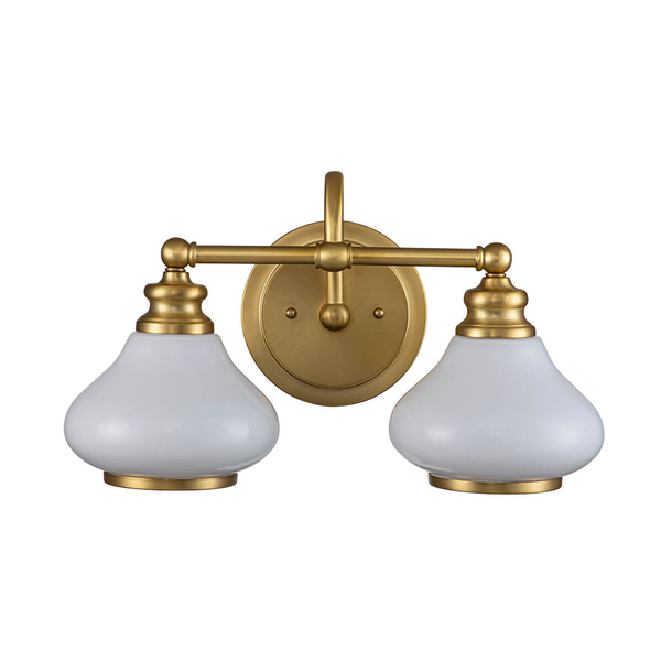 Ścienna lampa szklana Ainsley HK-AINSLEY2-BATH-BB Hinkley mosiądz