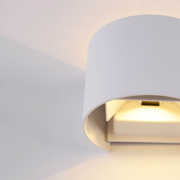 Elewacyjna lampa naścienna Fulton O573WL-L6W LED 6W 3000K biała