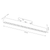 Szynowa lampa ledowa magnetyczna Magnetic Track ML2176 LED 12W CCT czarny