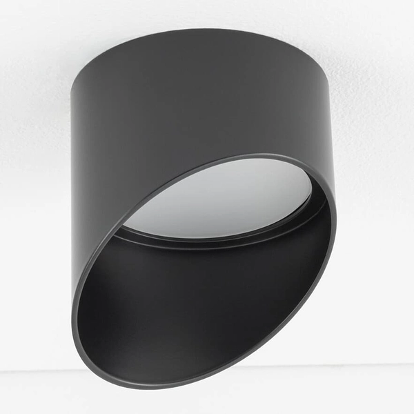 Lampa z klipsem sufitowa Hvar 10487 Nowodvorski punktowa skośna czarna