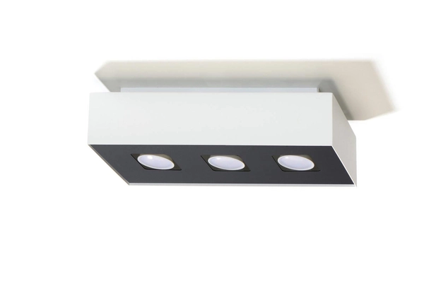 Downlight LAMPA sufitowa SL.0068 prostokątna OPRAWA metalowa biała