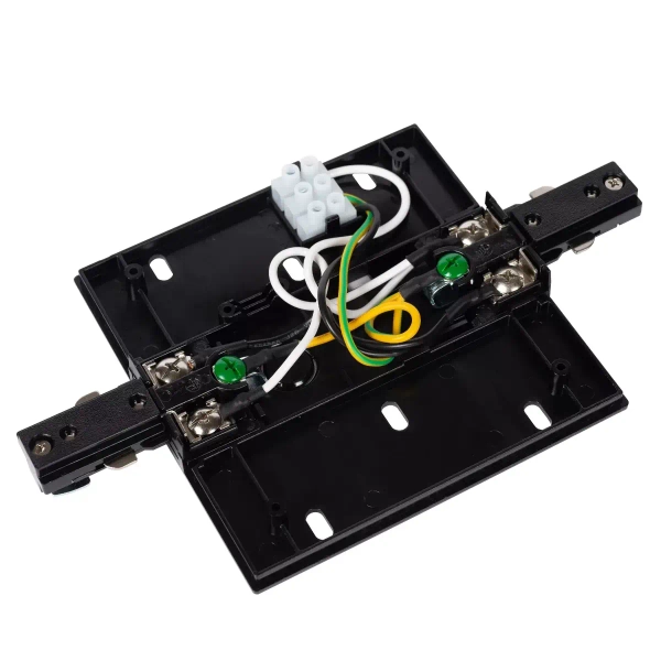 Podwójny zasilacz Track 09950/02/30 Lucide do 1-fazowego oświetlenia czarny