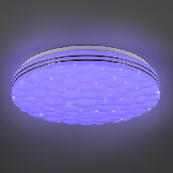 Plafon nasufitowy RGB do salonu Tiger R67131100 LED 22W 2700-6000K biały