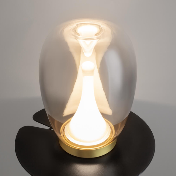 Stołowa lampka Splash MOD282TL-L15G3K LED 9W 3000K złota przydymiona