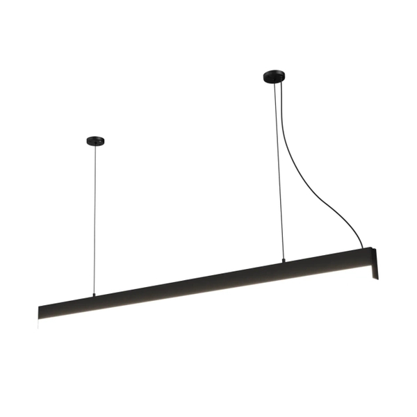 Biurowa lampa wisząca Sigi PL0129-BK Yaskr LED 36W 3000K czarna