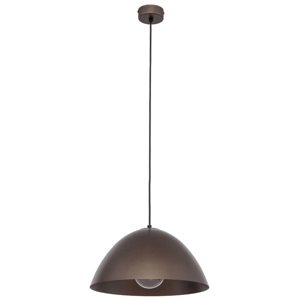 Salonowa lampa wisząca Faro 4332 nad stół zwis metalowa brązowa