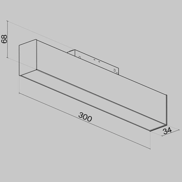 Magnetyczna lampa do systemu szynowego Basis TR012-2-12W3K-B LED 12W 3000K czarna