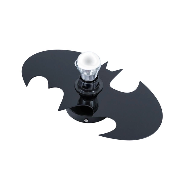 Dziecięca lampa ścienna ORIGAMI-BATMAN2 metalowa nietoperz czarny