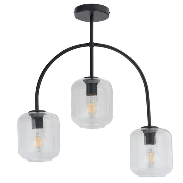 Loftowa lampa sufitowa SHINE 32245 Sigma łukowa nad stół czarna