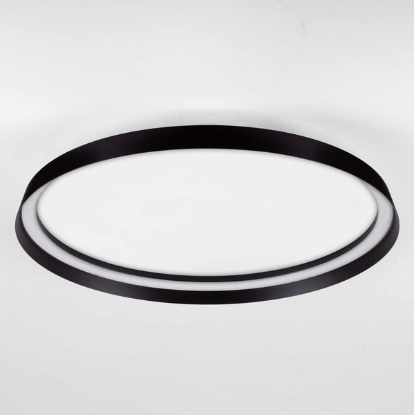 Nowoczesny plafon sufitowy BATALLAS LE44651 LED 48W 2700-4000K czarny