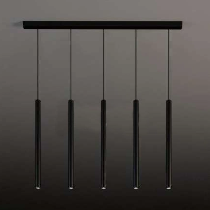 LAMPA wisząca YABU 5528 Shilo metalowa OPRAWA zwis LISTWA sufitowa sople tuby czarne