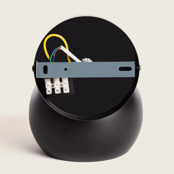 Metalowa lampa ścienna Librio ABR-KWS-E27 Abruzzo czarny złoty