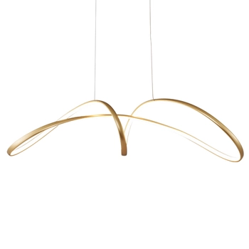 Nowoczesna lampa zwisowa Fermi 20026P-GD Zumaline LED 50W 3000-6000K złota