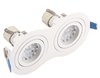 Wpuszczana LAMPA sufitowa SIGNAL II H0083 Maxlight podtynkowa OPRAWA metalowe oczka do zabudowy białe