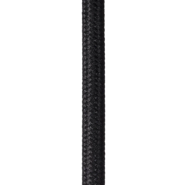 Abażurowa lampa wisząca Jessica 10421/13/30 bawełna czarna