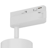 LAMPA sufitowa Kika Track Bianco WH Orlicki Design metalowa OPRAWA do systemu szynowego 1-fazowego biała