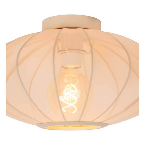 Materiałowa lampa sufitowa Corina 03147/40/38 siatka beżowa