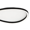 Nowoczesny plafon sufitowy 23205 LED 29W 3000K do przedpokoju czarny