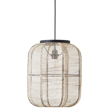 Wisząca lampa boho Tanah 99564/76 Brilliant nad stół czarna beż