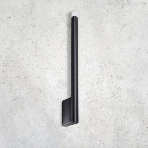 Kinkiet ścienny tuba Glam 326812 metalowy do jadalni czarny