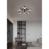 Designerski plafon natynkowy Pollock R63691132 LED 33W 3000K liniowy czarny