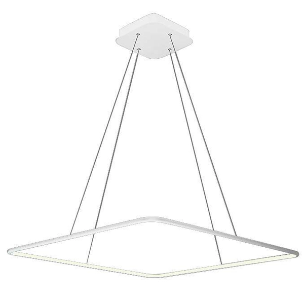 LAMPA wisząca NIX BLACK ML517 Milagro kwadrat OPRAWA zwis LED 25W 3000K square czarny
