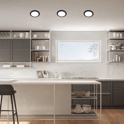 Sufitowa lampa okragła SHAUN2 71241 LED 6W 4000K wpuszczana czarny