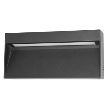 Prostokątna lampa elewacyjna Fenis OWL-2695-3K Italux LED 5W 3000K IP54 czarny