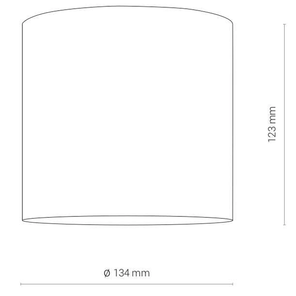 LAMPA sufitowa IOS 8742 Nowodvorski downlight metalowy LED 20W 3000K plafon tuba biurowa czarna