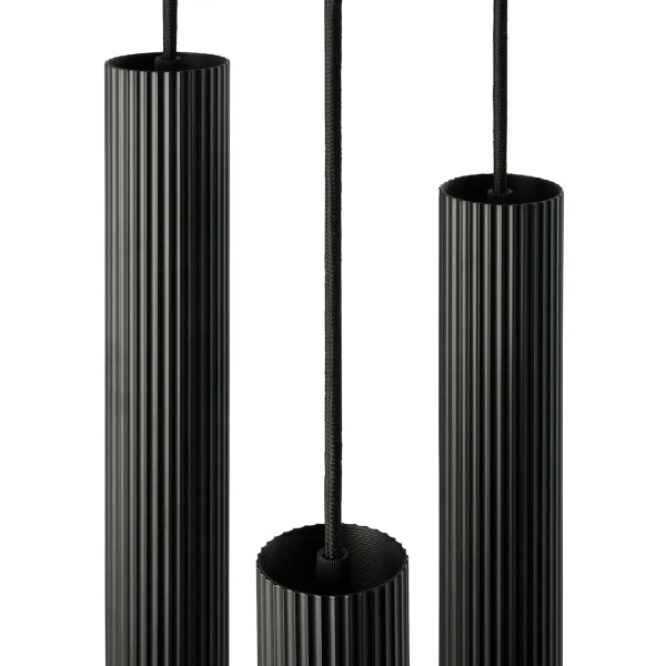 Potrójna lampa wisząca Vico 2412123003 tuby metalowe czarne