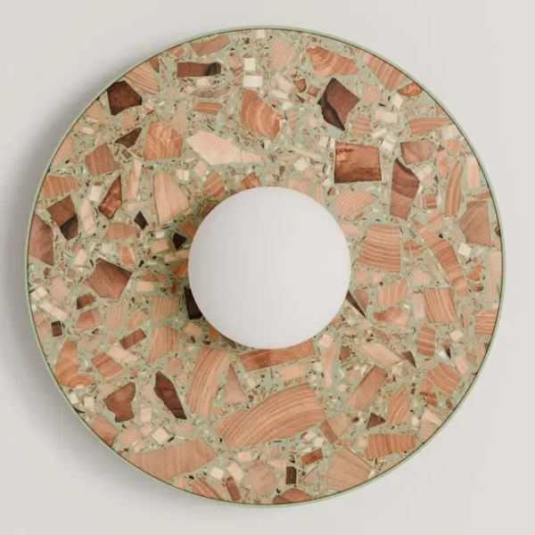 Kinkiet ścienny do łazienki LEGRA 21416113 okrągły IP44 szałwiowy biały