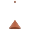 Zwieszana lampa stożkowa ZENITH 11483 terakota