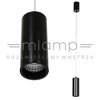 LAMPA wisząca MOLDES HL7718/7W LED 7W Italux metalowa tuba czarna