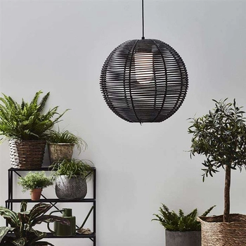 Zewnętrzna LAMPA wisząca SAGE 107979 Markslojd druciana OPRAWA ogrodowy ZWIS kula outdoor ball IP44 czarna