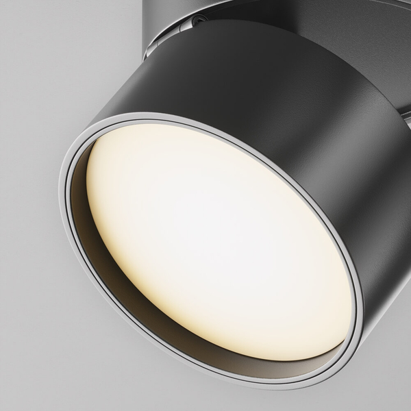 Lampa do szynoprzewodu ONDA TR007-1-12W3K-B LED 12W 3000K krążek czarna